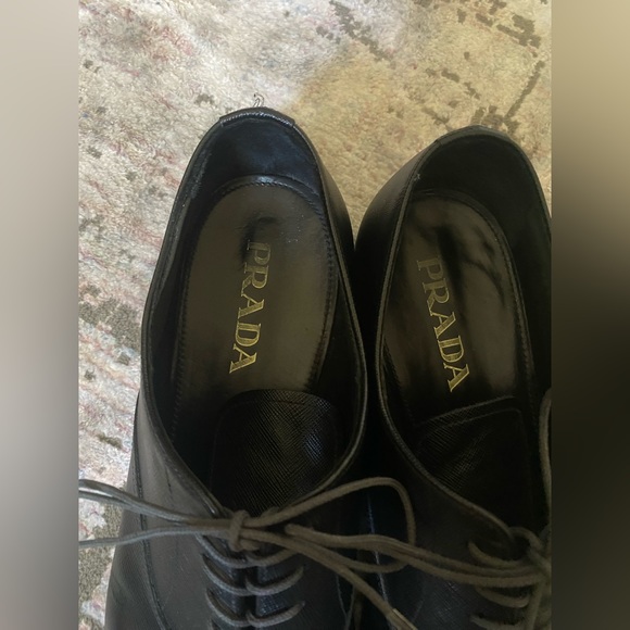 Prada plain toe derby shoes - Picture 3 of 11